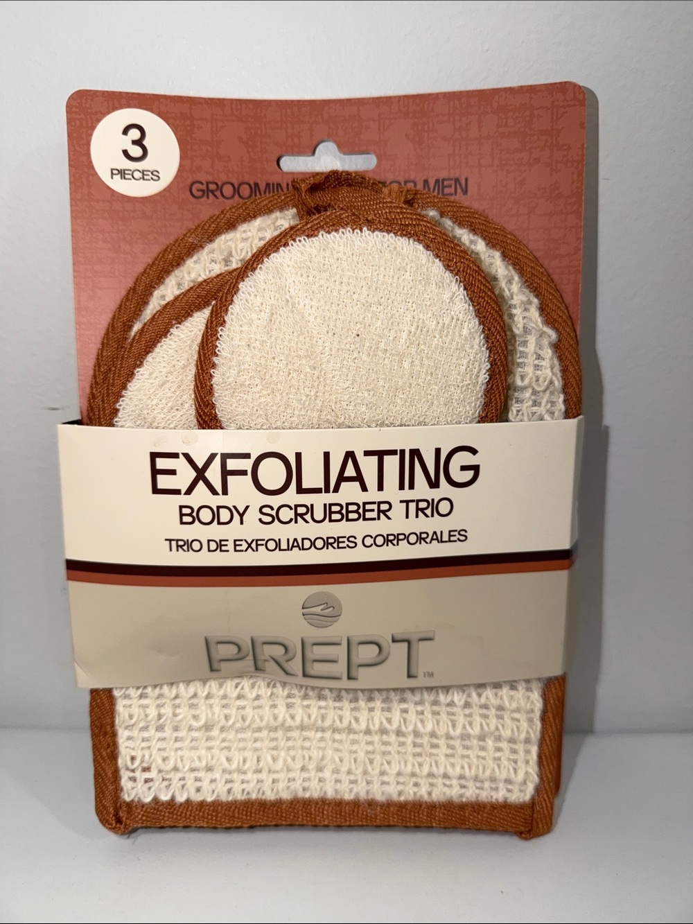 PREPT Ivory Brown 3 piece Exfoliating Trio Set for MEN